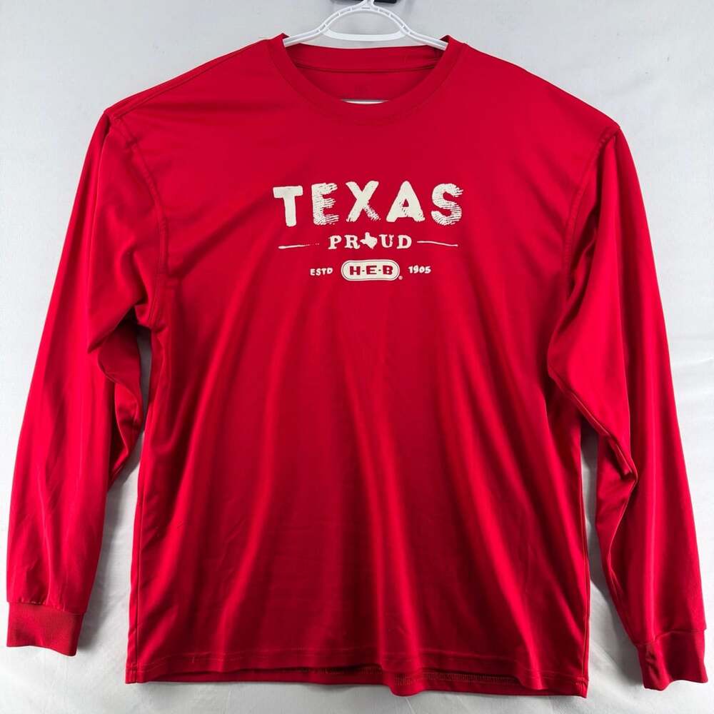 1565 Threads H-E-B Texas Proud Long Sleeve T-Shirt Red